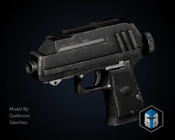 DC-17 Blaster Pistol (Realistic)