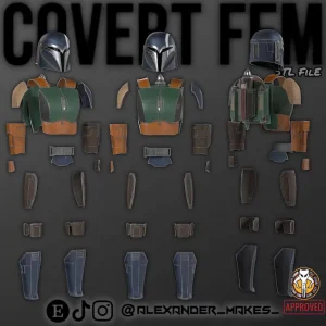 Mandalorian Covert Fem Armor